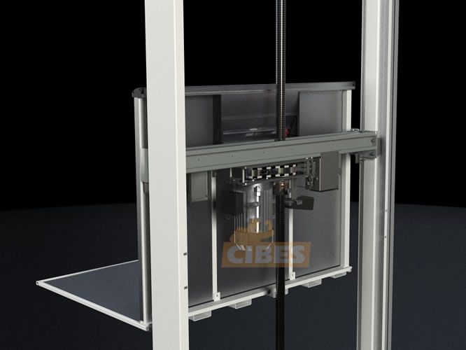 Công nghệ trục vít tiên tiến giúp hệ thống thang máy gia đình chuyển động êm và cực kỳ an toàn đạt Tiêu chuẩn Châu Âu