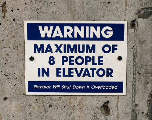 Cảm biến thông báo tình trạng quá tải thang máy
