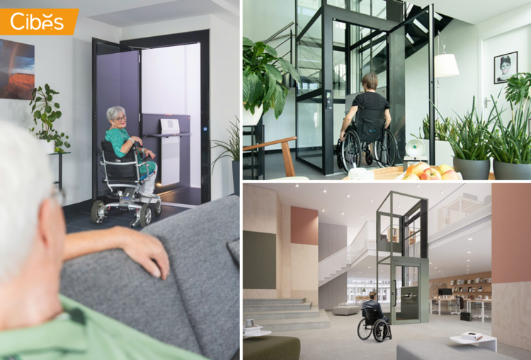 Thang máy Cibes V80i Galaxy được lắp đặt tại Vinhomes Riverside