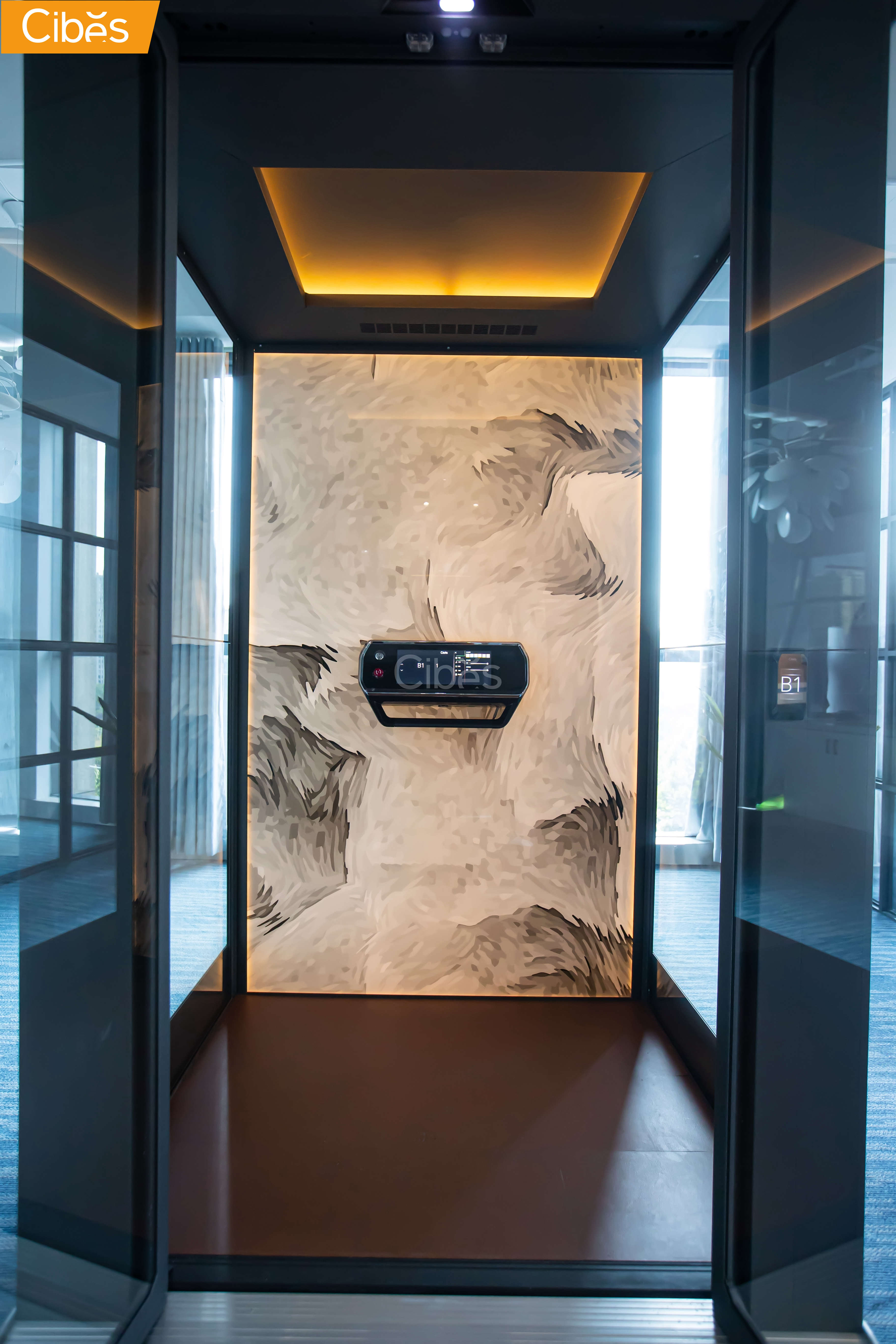 Thang máy gia đình Cibes - V90 Galaxy - Showroom Trung Quốc4