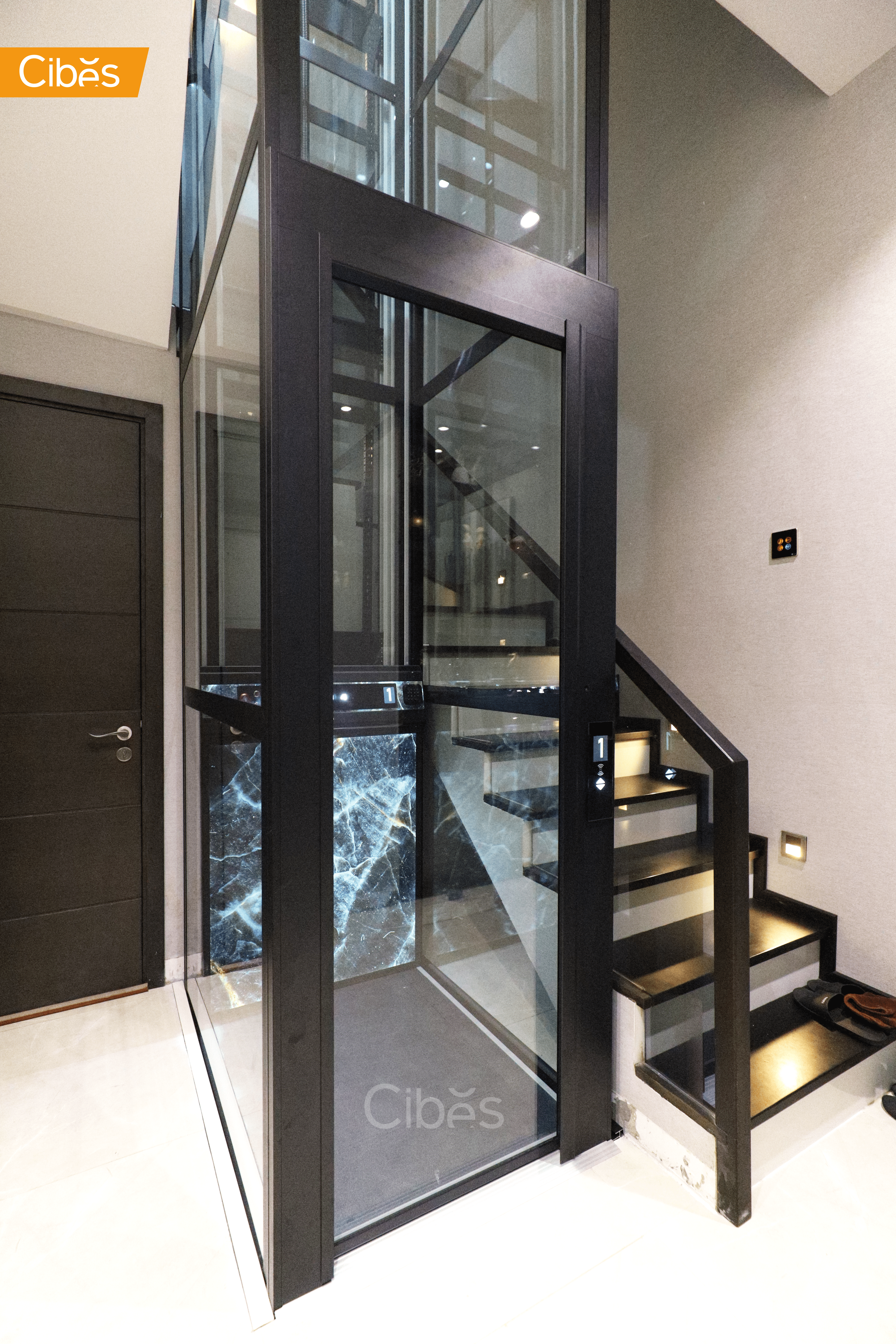 Linh kiện cabin thang máy CIBES được thiết kế với nhiều tùy chọn và phụ tùng thay thế, tùy theo sở thích của bạn.