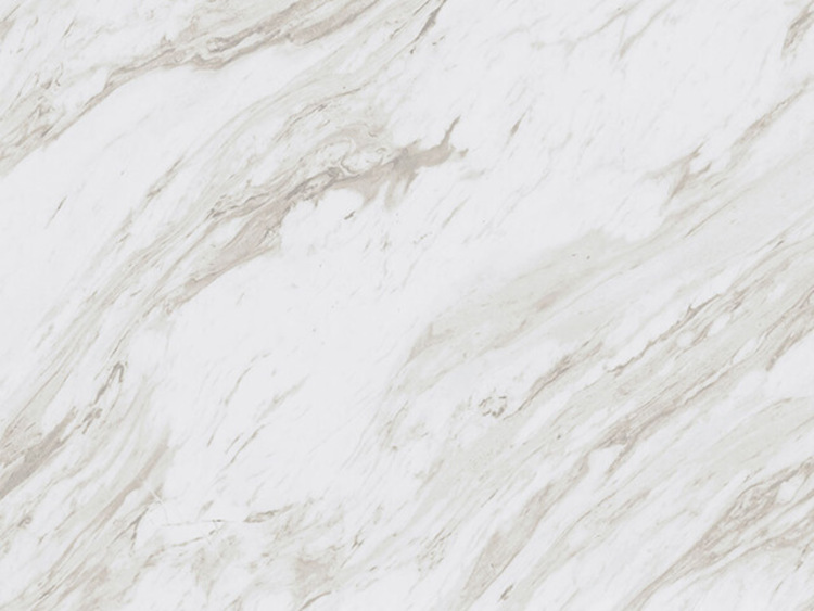 Marble Volakas White với chi tiết vấn đá xám đặc trưng