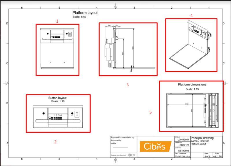 Hướng dẫn cách đọc bản vẽ kết cấu giếng thang máy Cibes A4000