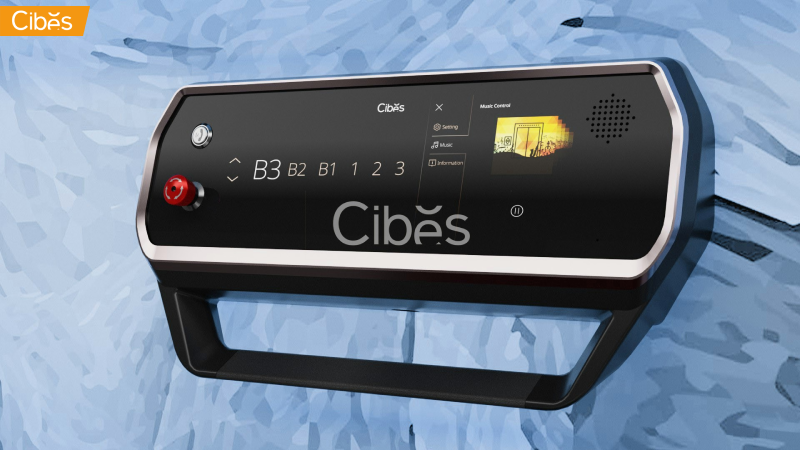 Bảng điều khiển COP Plus dành riêng cho thang máy cabin Cibes phiên bản Galaxy lớn hơn, nhiều tính năng hơn