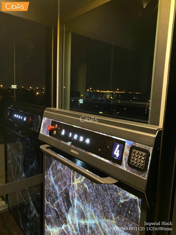 Bảng điều khiển thang máy hiện đại sang trọng của Cibes