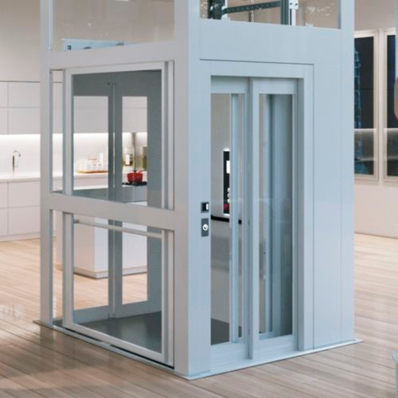 Cửa thang máy 2 cửa đối diện là phong cách thiết kế hiện đại, đề cao sự riêng tư và yên tĩnh trong căn nhà