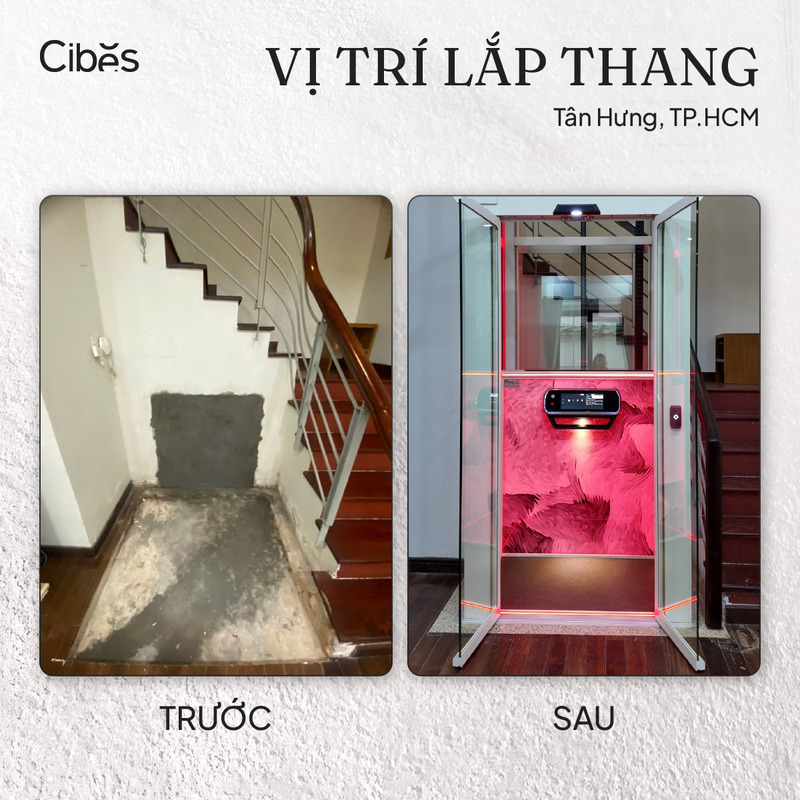 Thang máy trục vít có thể xử lý tốt bài toán lắp thang máy cho nhà xây sẵn