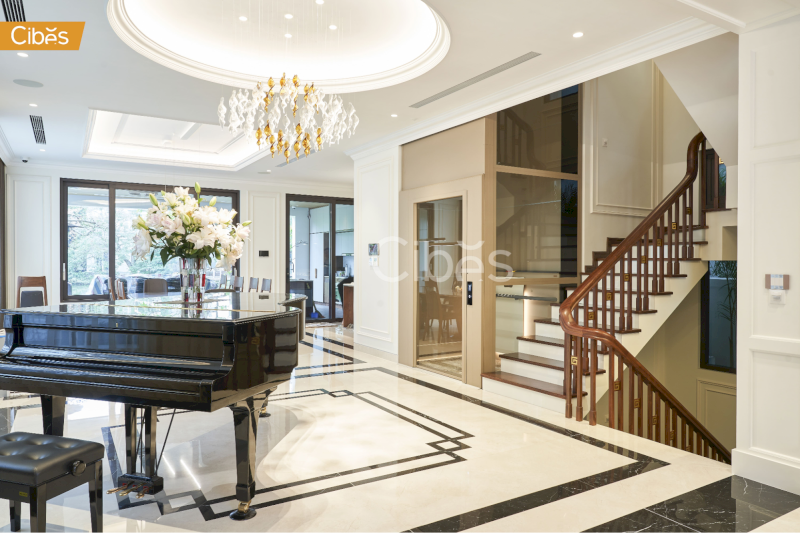 Thang máy sàn nâng Cibes Air Metal tinh tế, sang trọng, với công nghệ vượt trội.