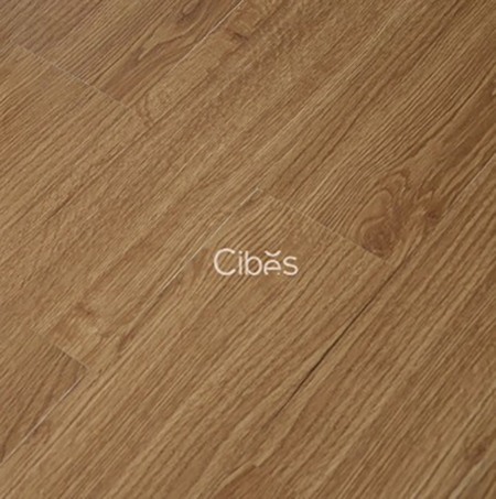 Sàn thang chất liệu vinyl họa tiết vân gỗ Pearwood trang trí thang máy của Cibes Voyager V80