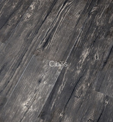 Sàn thang chất liệu vinyl họa tiết vân gỗ Walnut của Cibes Voyager V80