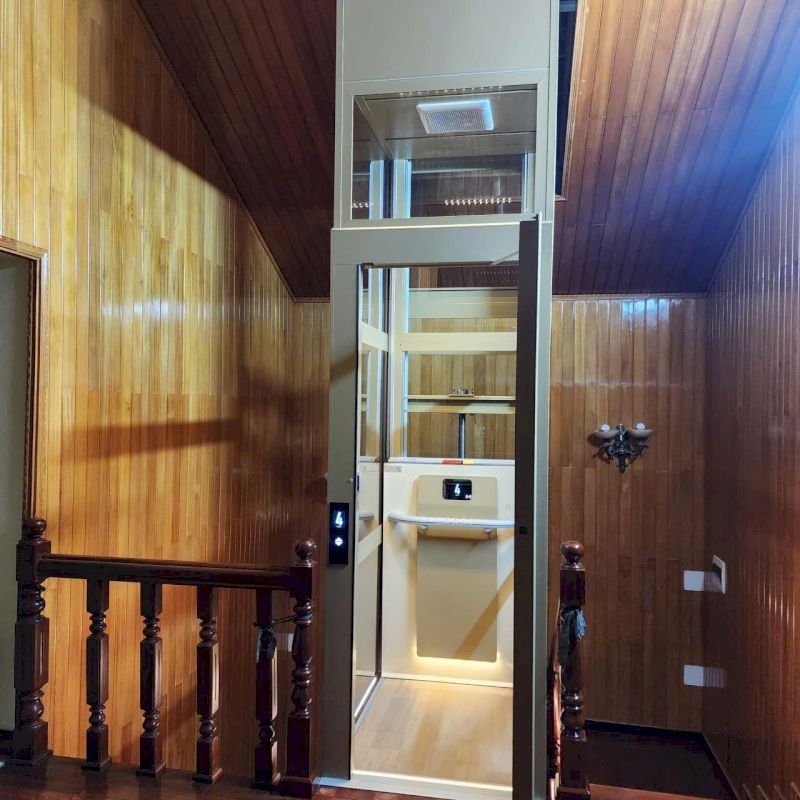 Thang máy gia đình 300kg Cibes Air 4 mặt kính lắp đặt tại TP Nam Định