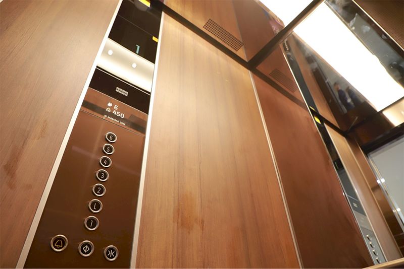 Thang máy Kone có thiết kế cao cấp và hiện đại