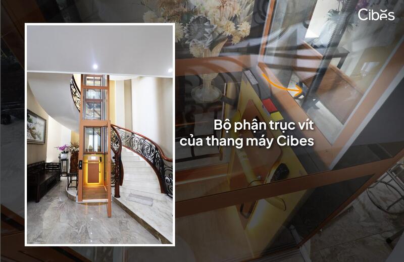 Thang máy trục vít đem đến trải nghiệm ưu việt cho người dùng.